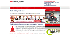 Desktop Screenshot of oraclechennai.com